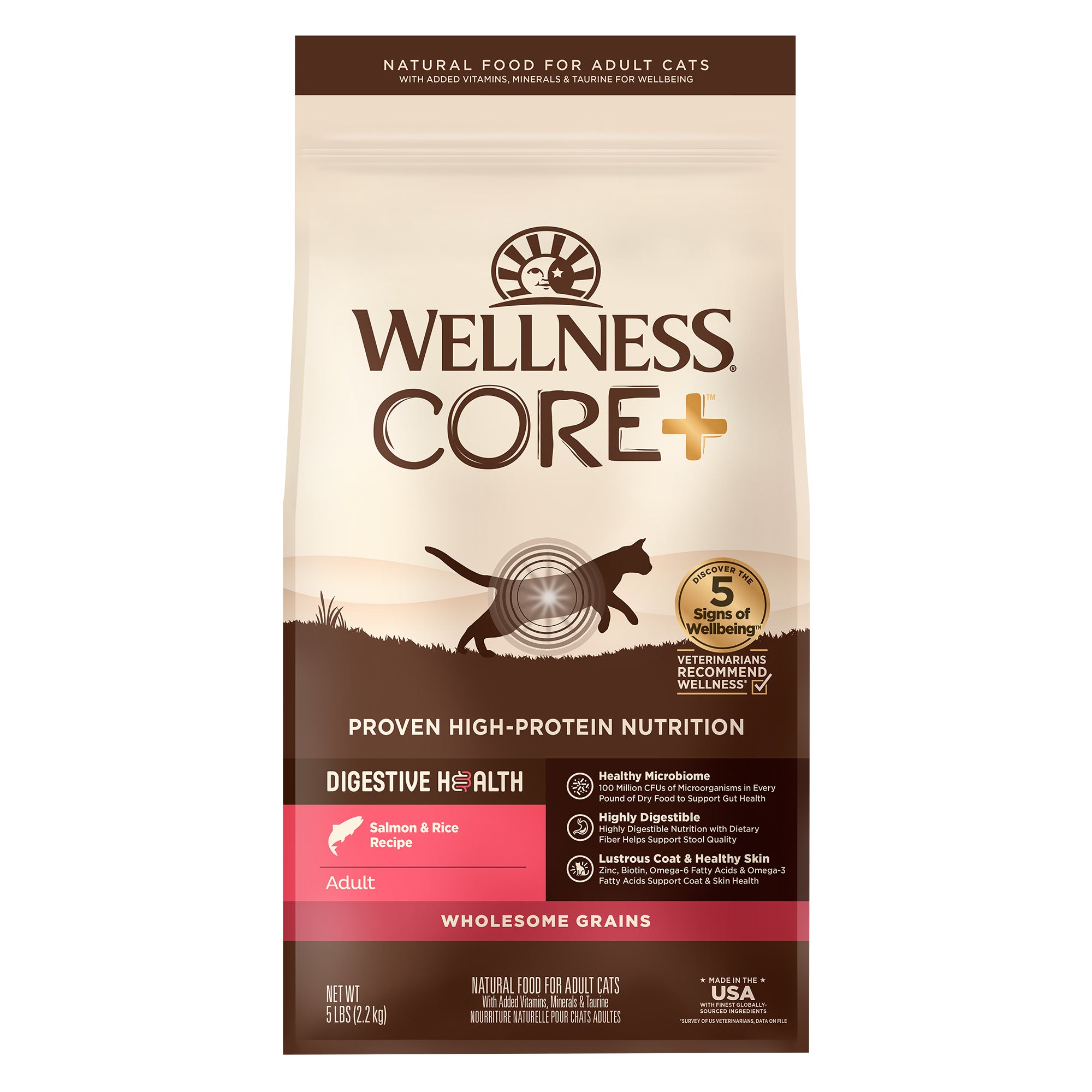 CORE® Digestive Health with Wholesome Grains Dry Cat Food | Salmon