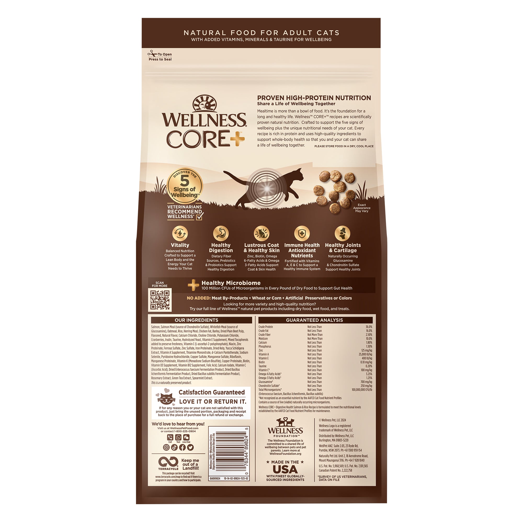 CORE® Digestive Health with Wholesome Grains Dry Cat Food | Salmon