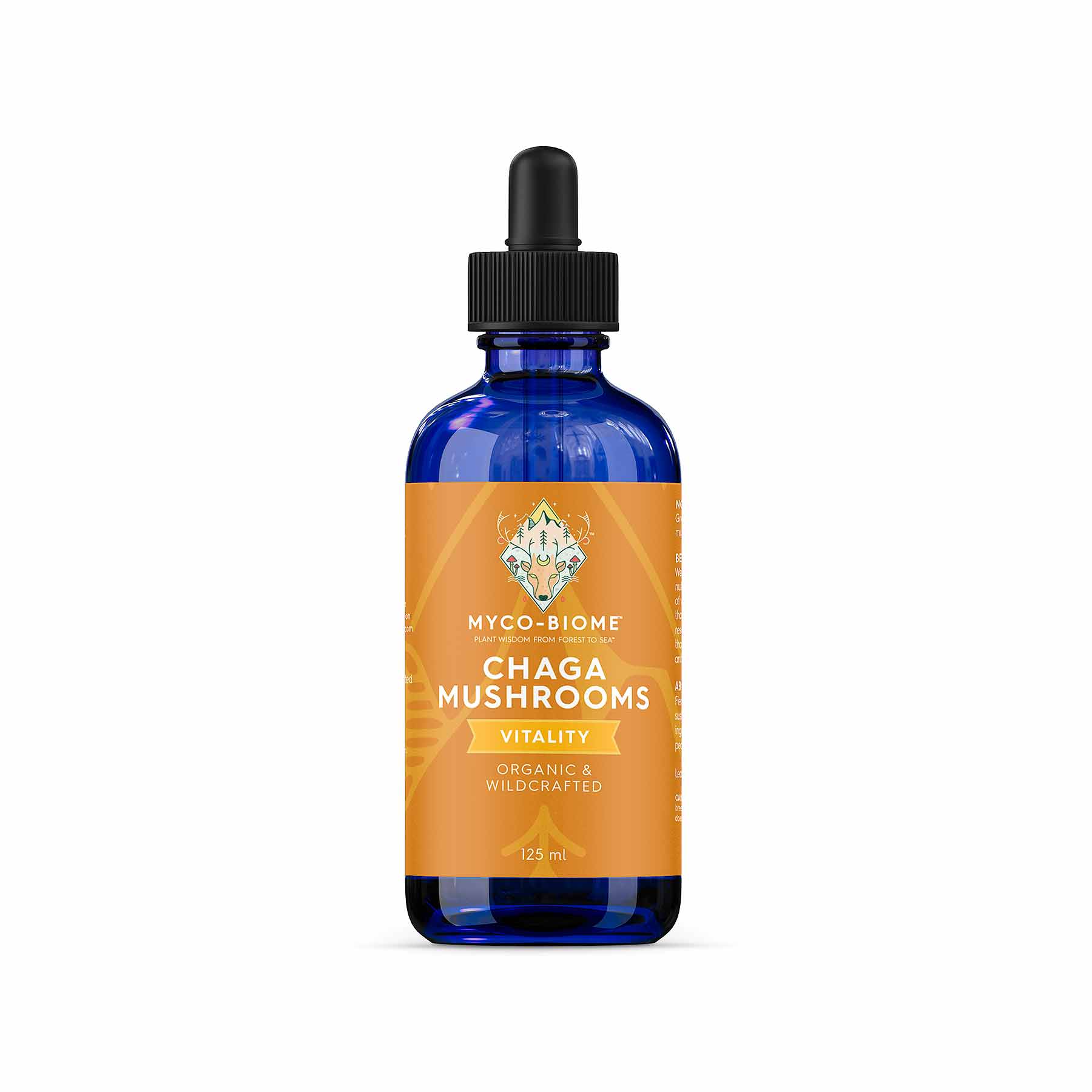(MYCO-BIOME) Chaga Mushrooms | Liquid Triple Extract (125ml)