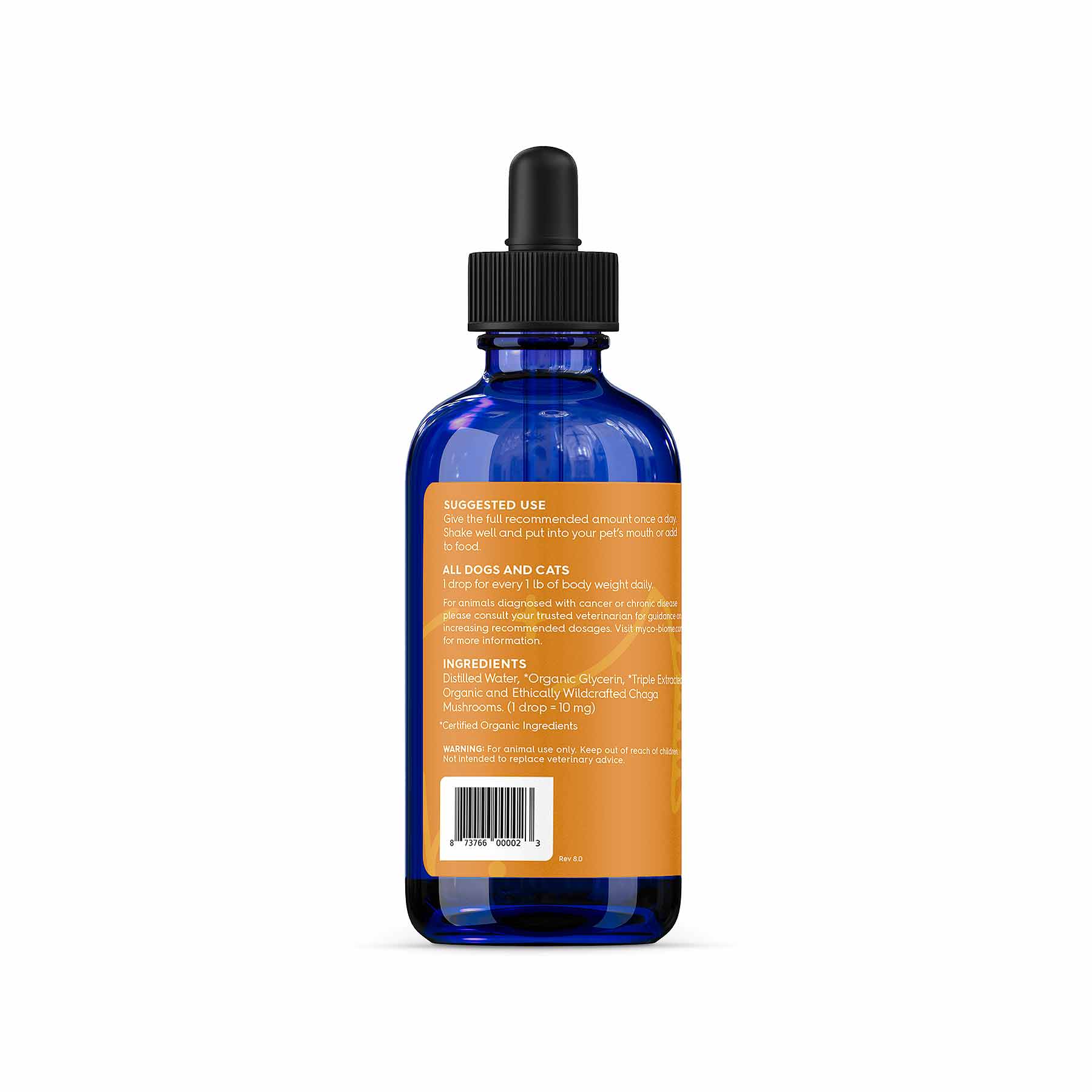 (MYCO-BIOME) Chaga Mushrooms | Liquid Triple Extract (125ml)