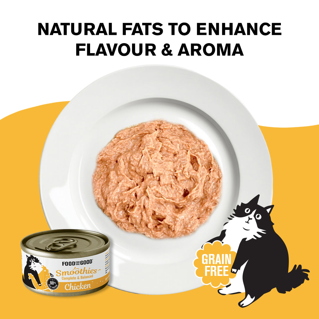 Food For The Good Smoothies | Chicken Cat Canned Food (80g)
