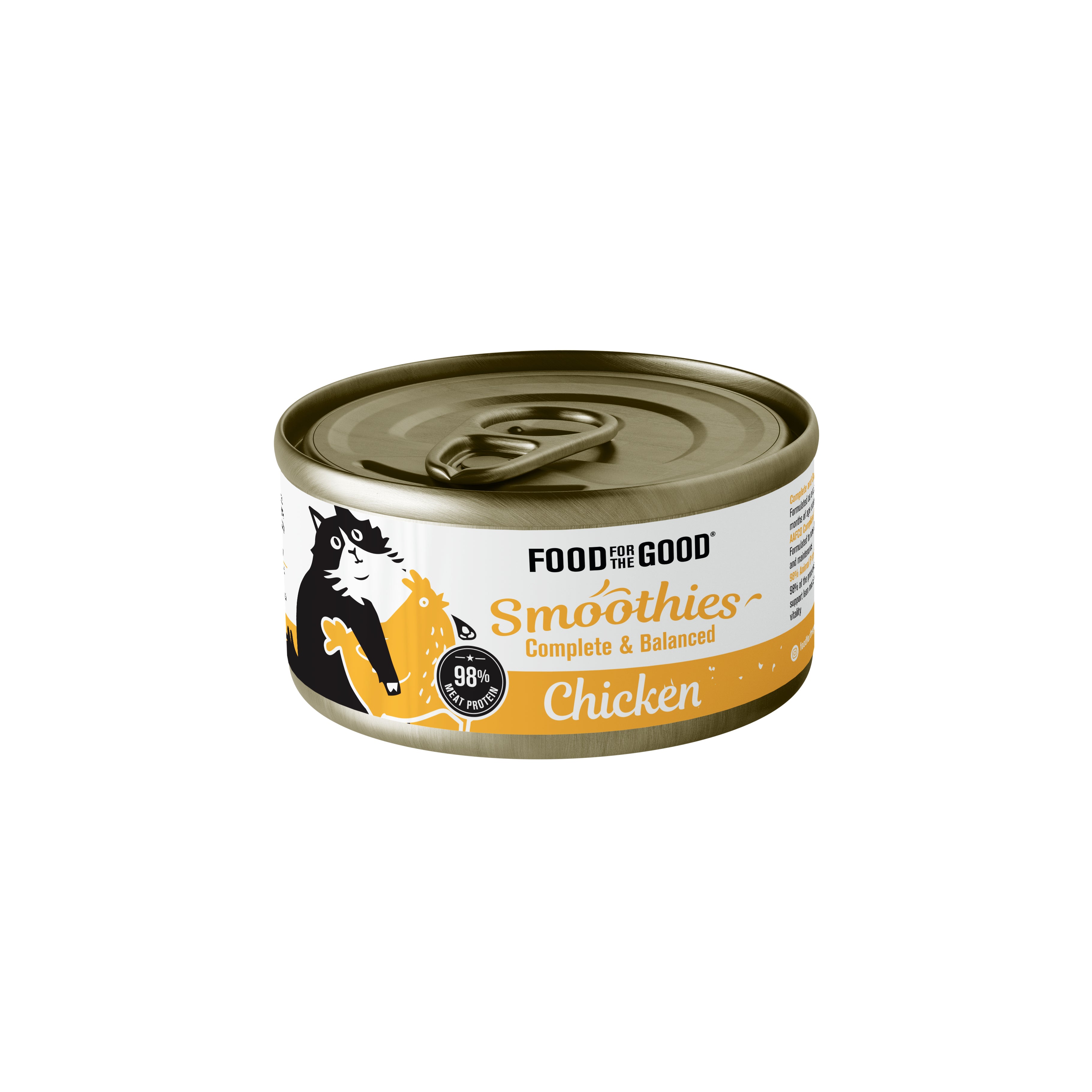 Food For The Good Smoothies | Chicken Cat Canned Food (80g)