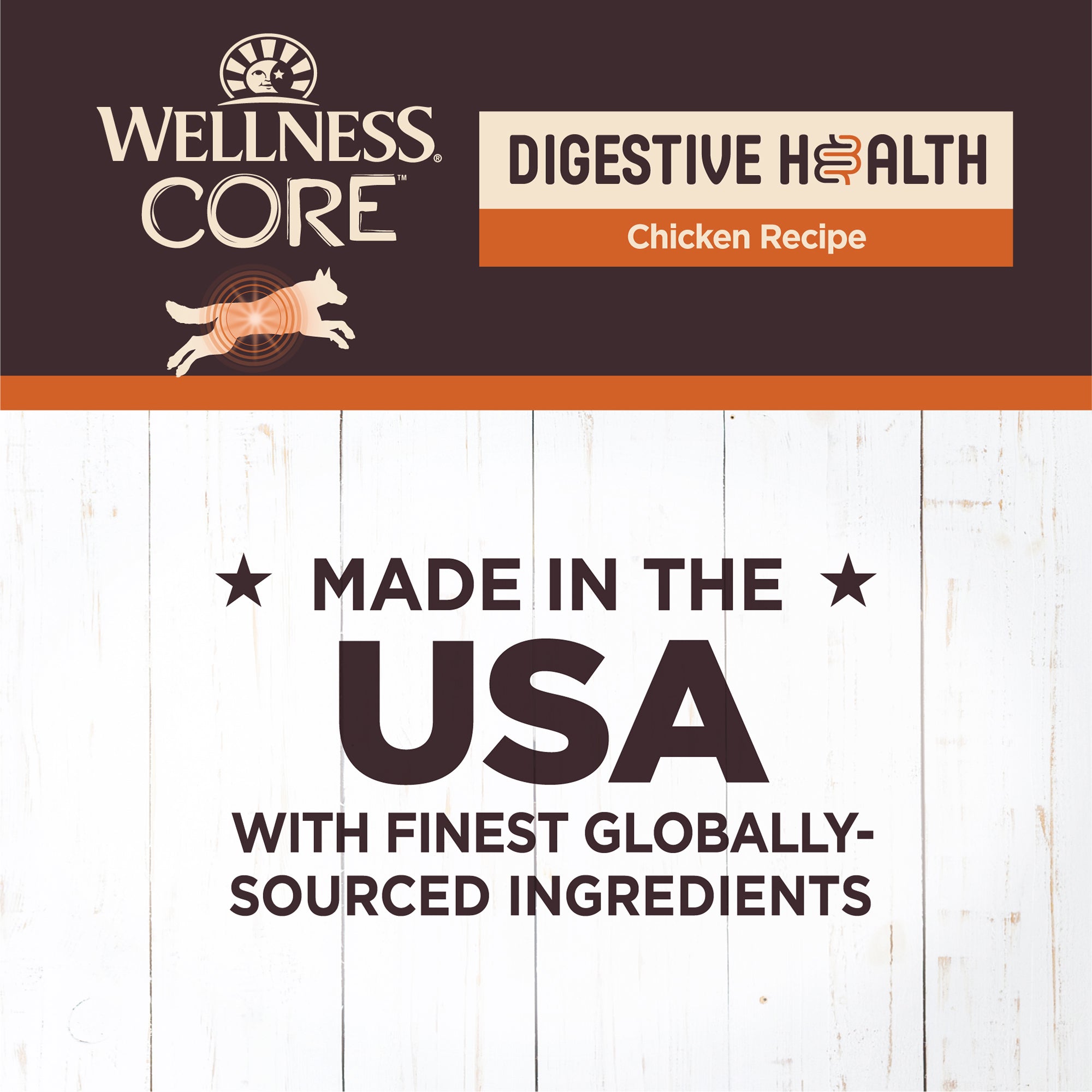 Wellness CORE Digestive Health Chicken Grain-Free Canned Wet Dog Food (13oz)