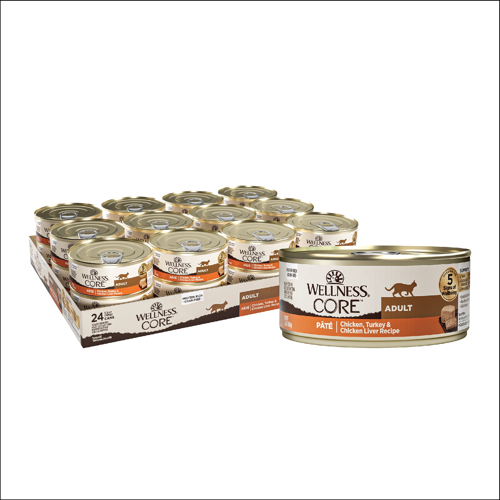 CORE® Classic Pâté Wet Cat Food | Chicken, Turkey & Chicken Liver (5.5 oz)