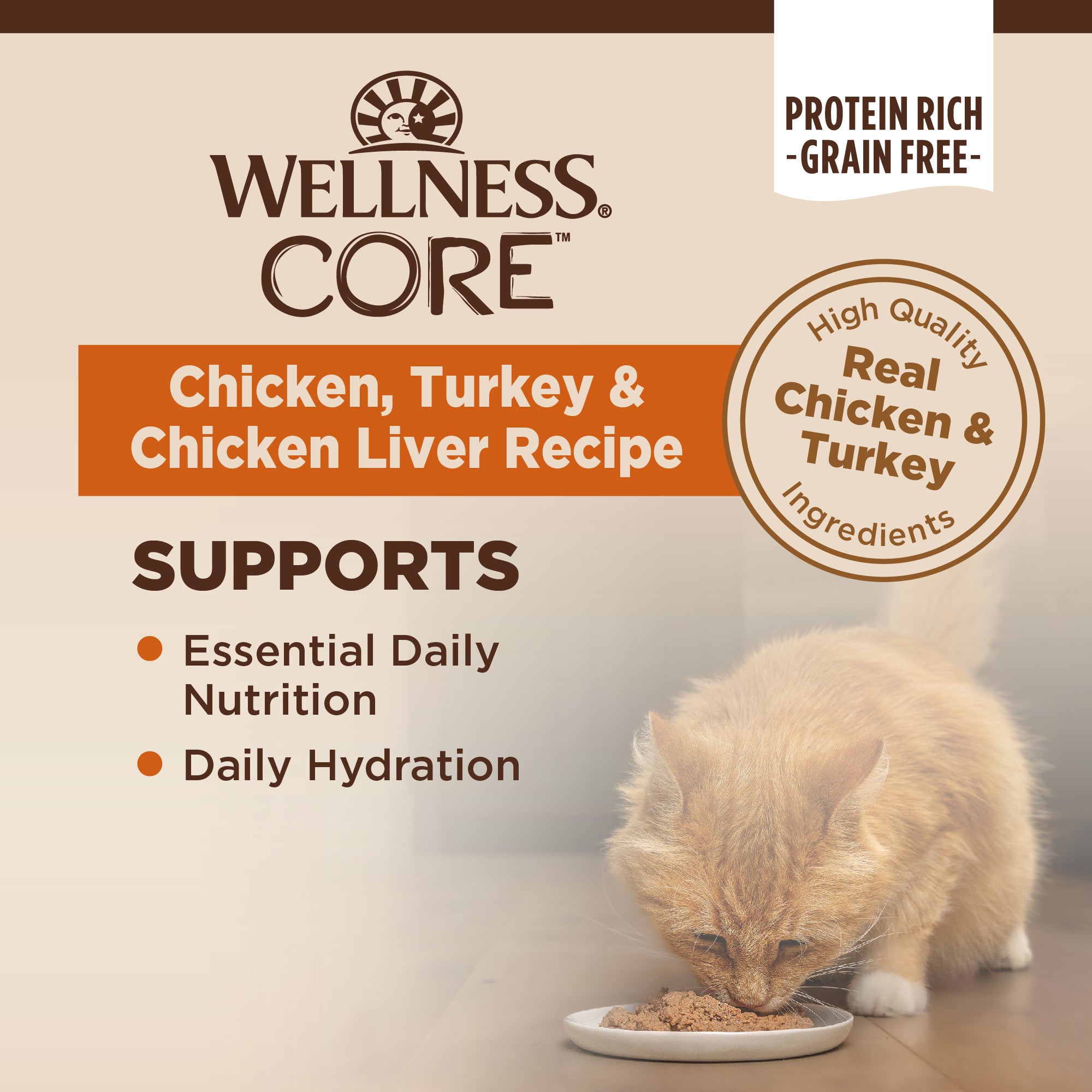 CORE® Classic Pâté Wet Cat Food | Chicken, Turkey & Chicken Liver (5.5 oz)