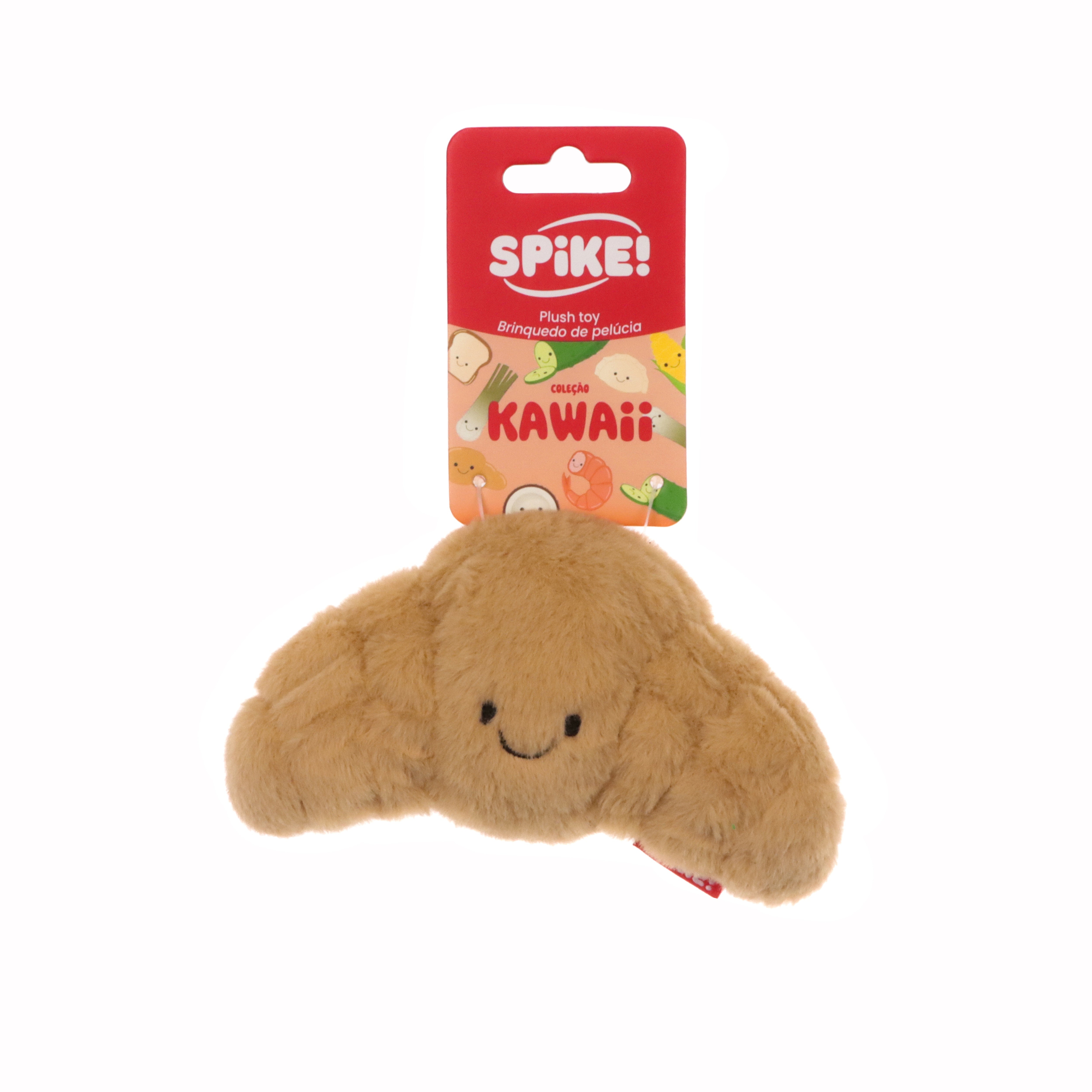Spike! Kawaii Plush Croissant Dog Toy