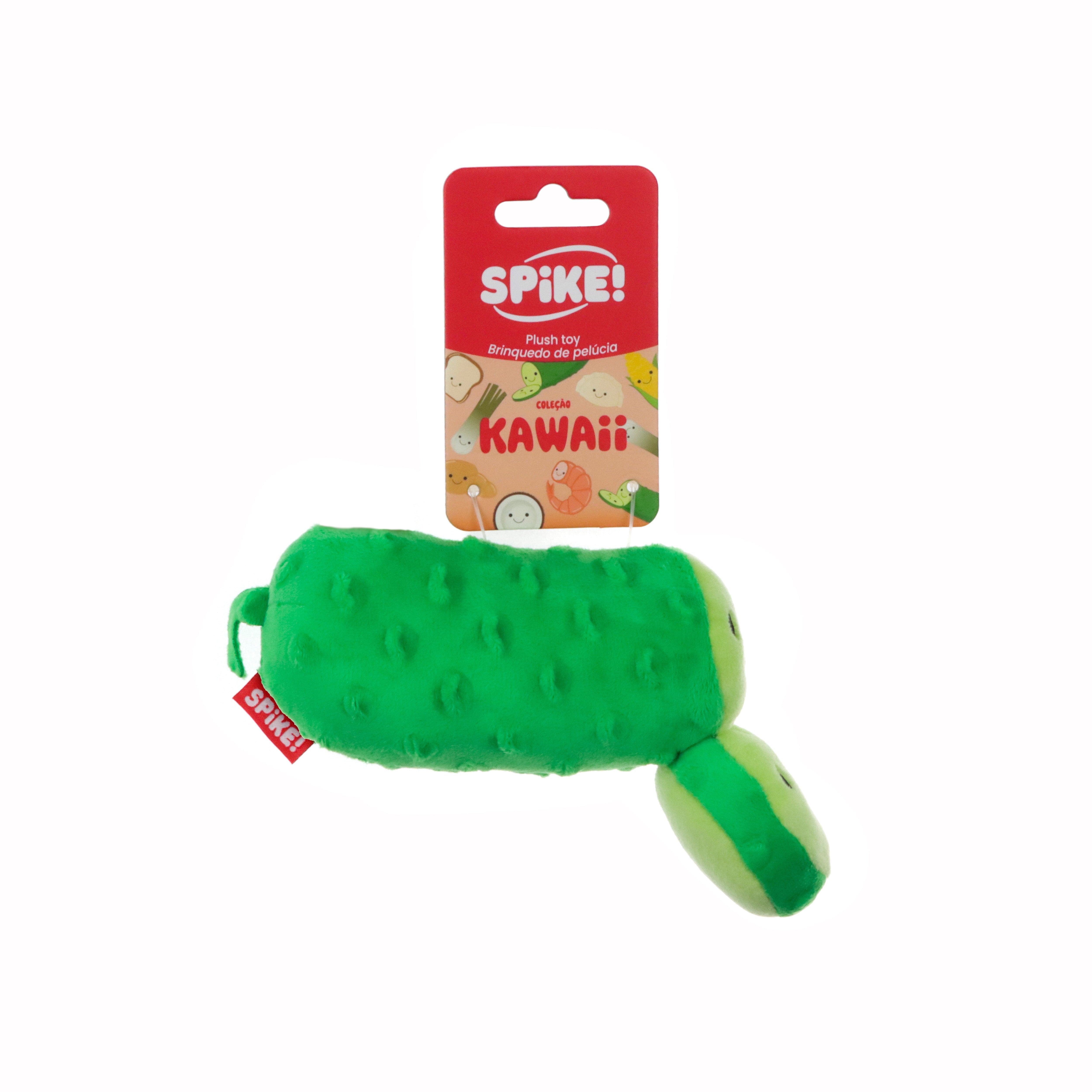 Spike! Kawaii Plush Cucumber Dog Toy