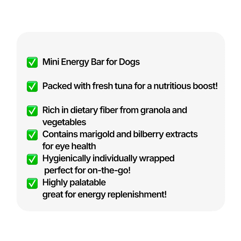 Dynabite Tuna Energy Bar (Eye Health)