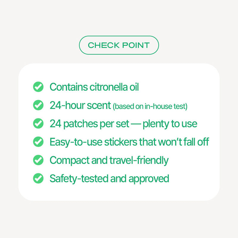 Hate Me Insect Repellent Patch (24 Pcs)