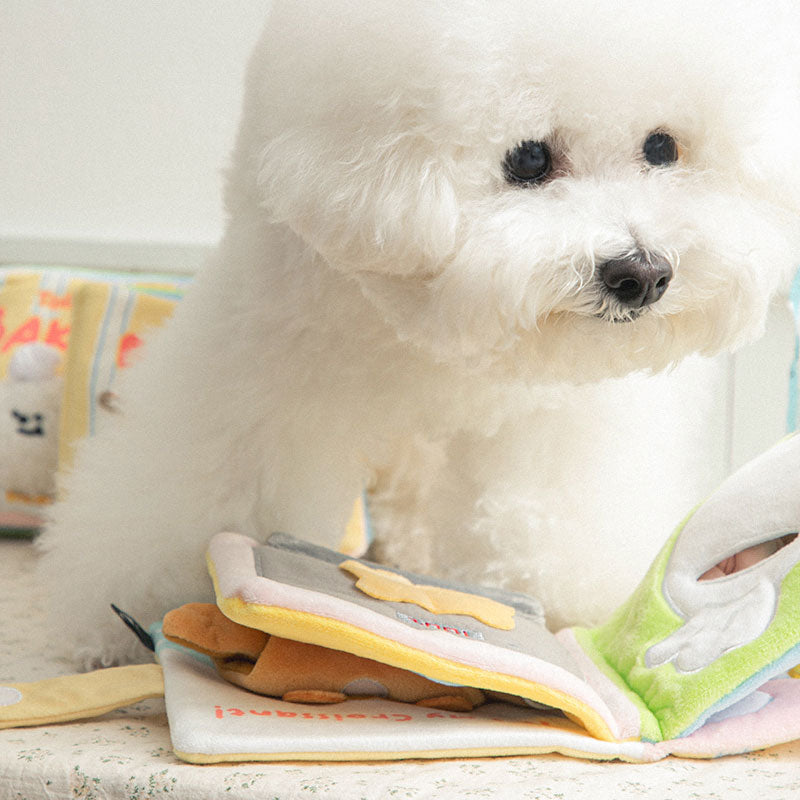 Baking Day Playbook Nosework Dog Toy