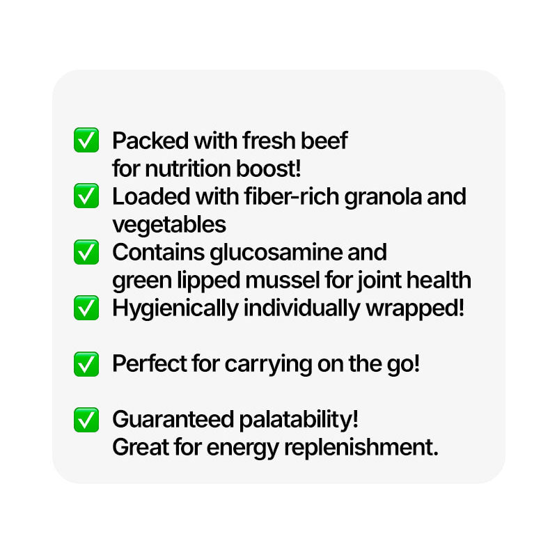 Dynabite Beef Energy Bar (Joint Health)