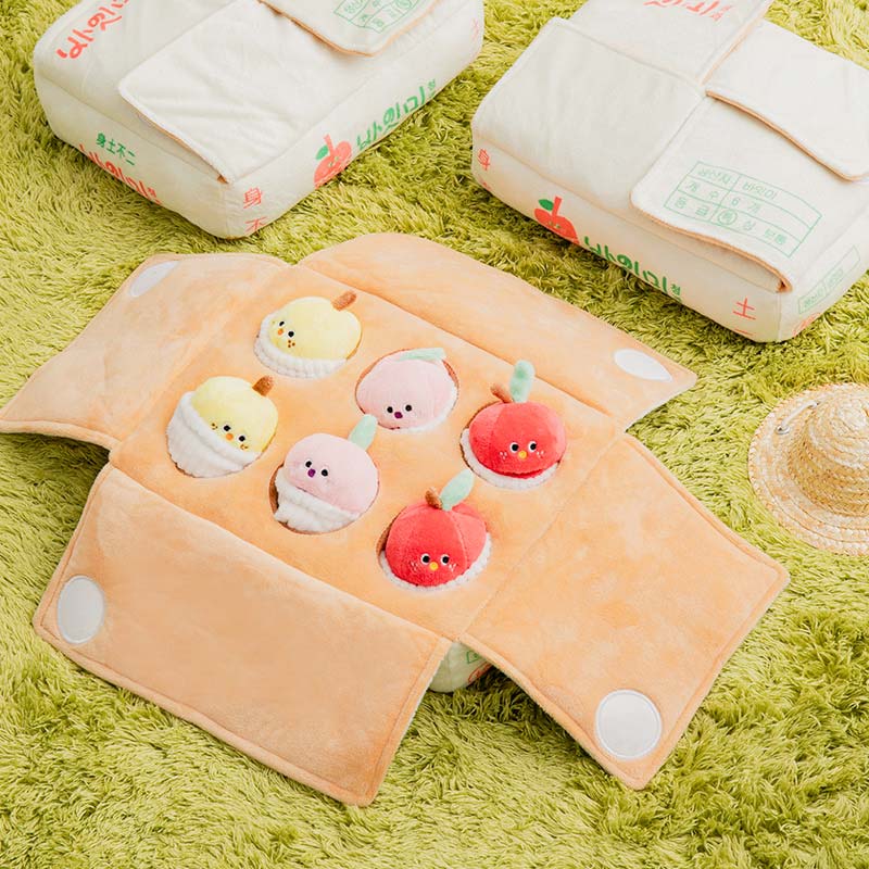 Mixed Fruits Box Nose Work Dog Toy