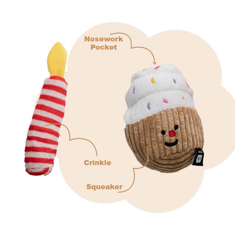 Cupcake Nosework Dog Toy