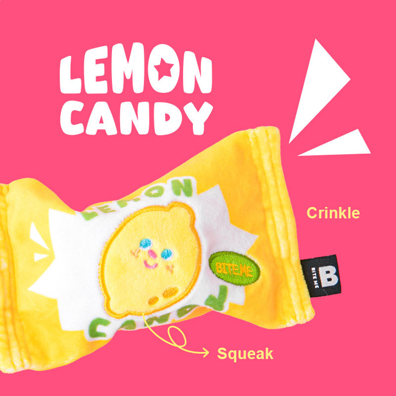 Crunchy Candy Ball Dog Toy (Lemon & Cherry)