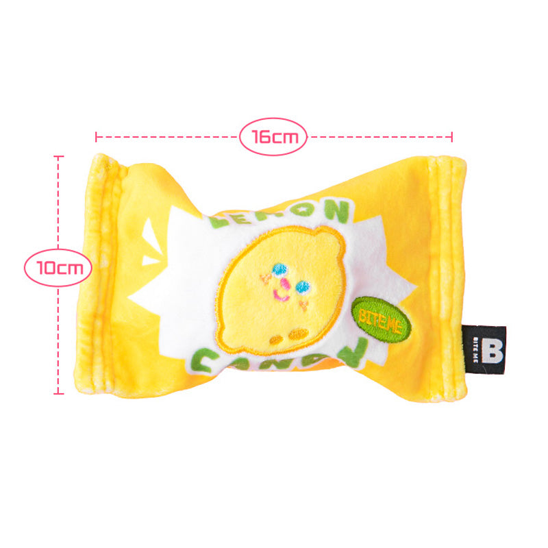 Crunchy Candy Ball Dog Toy (Lemon & Cherry)