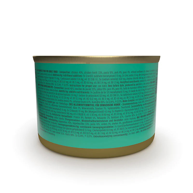 Schesir Taste The World Chicken With Carbonara Adult Canned Dog Food (150g)