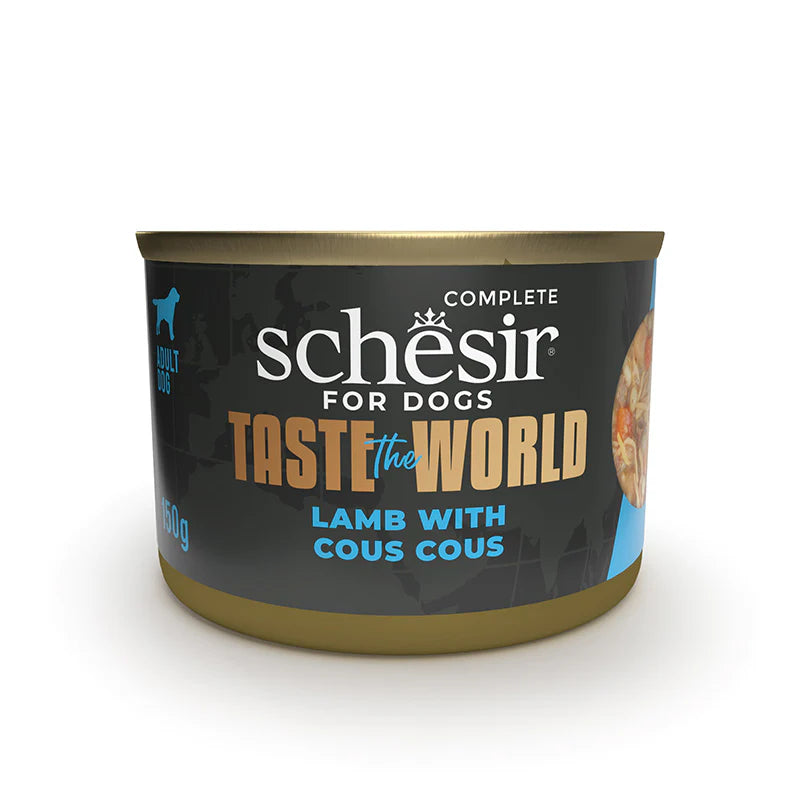 Schesir Taste The World Lamb With Cous Cous Adult Canned Dog Food (150g)