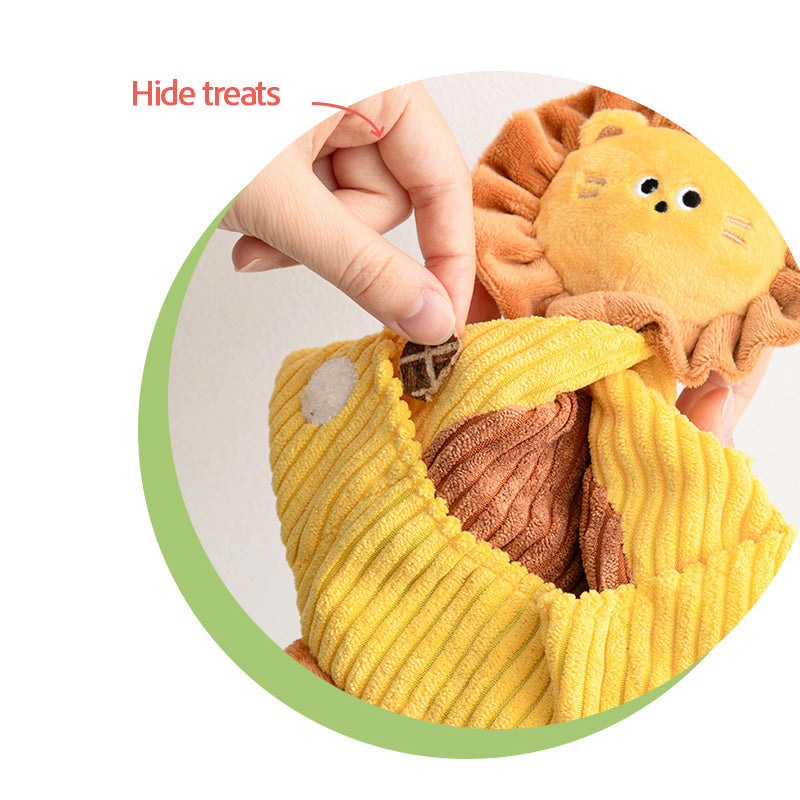 Crinkle Pocket Cape Nosework Dog Toy (3 Designs)