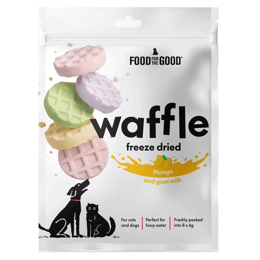 Freeze Dried Waffle | Mango & Goat Milk (8x6g)