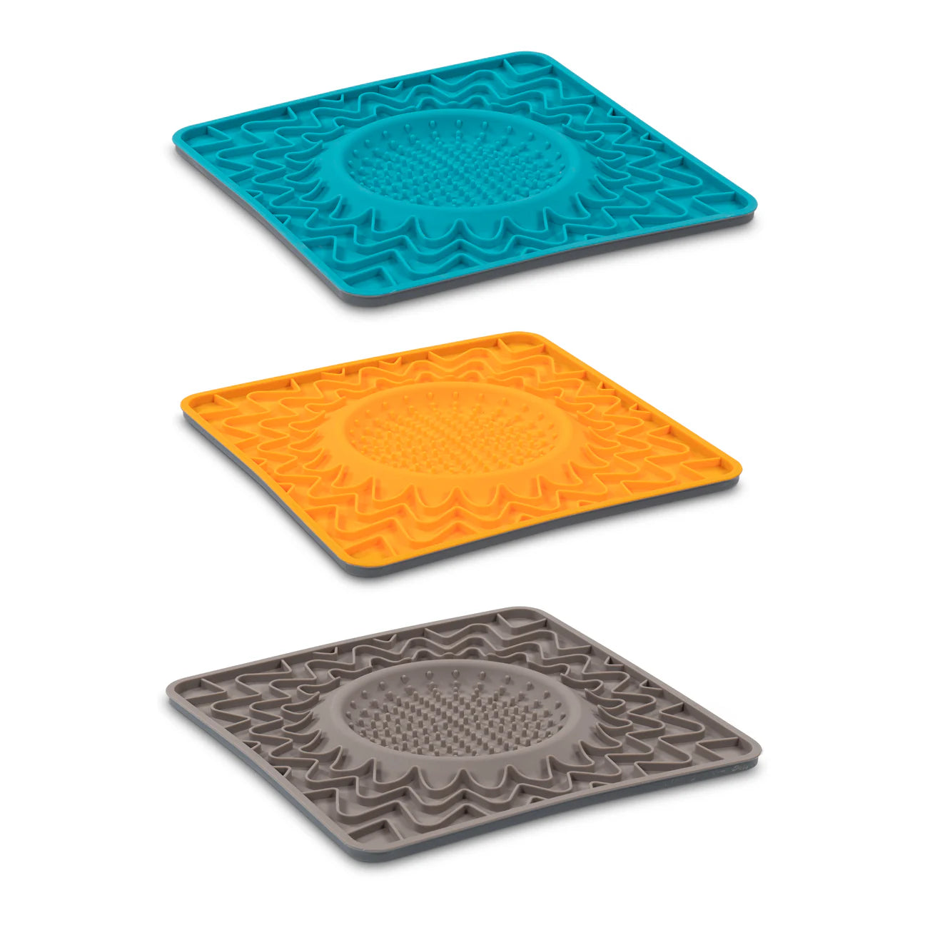 Framed Spill Resistant Enrichment Silicone Dog Lick Bowl Mat