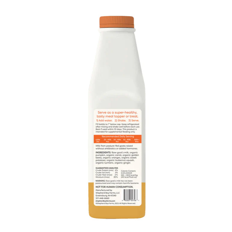 Shepard Boy Farms freeze-dried raw goat's milk supplement for pets Creatureland