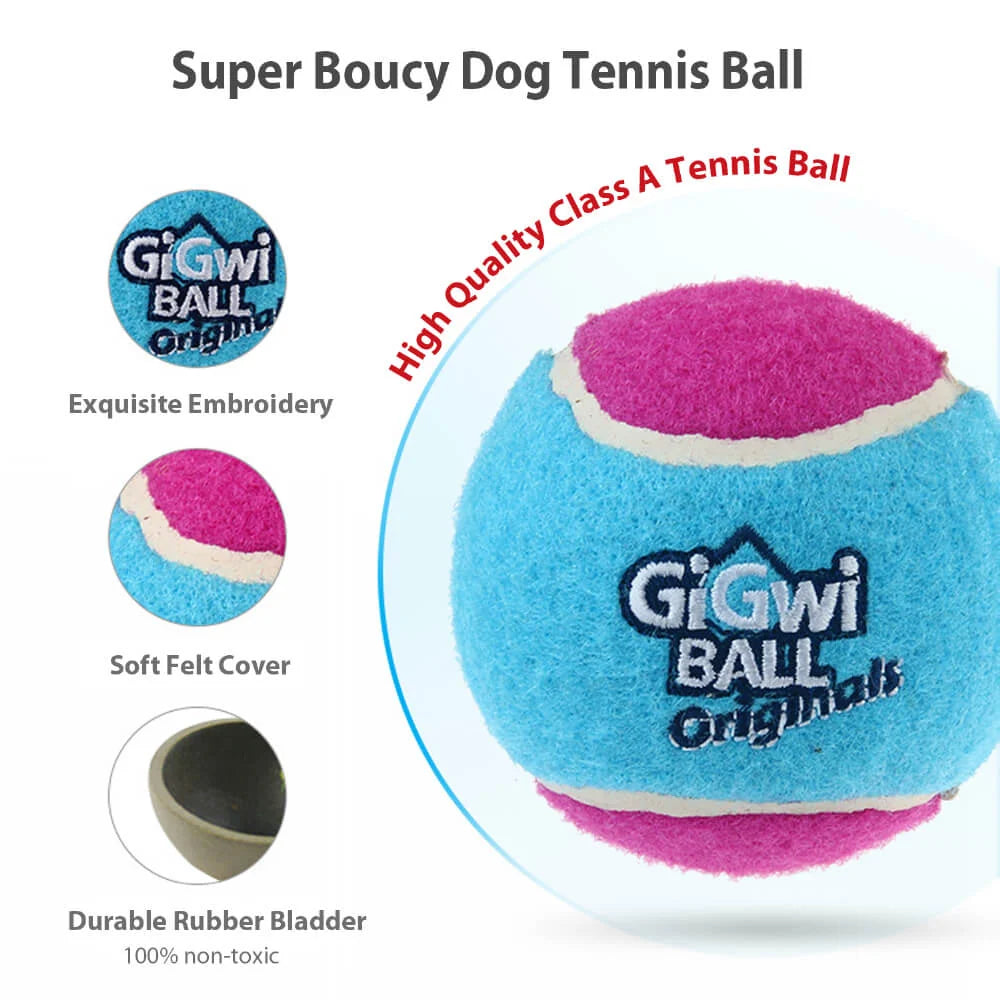 Dog Tennis Ball | Pack Of 3 Assorted Colours