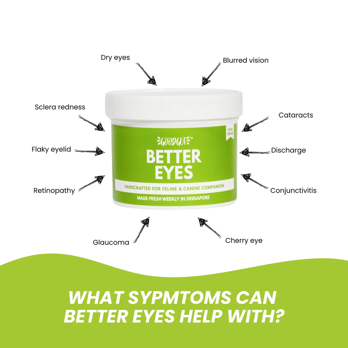 Good Gut Better Eyes For Dog and Cat (150g) - CreatureLand