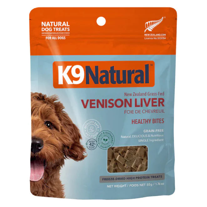 Freeze Dried Healthy Bites Venison Liver (50g)