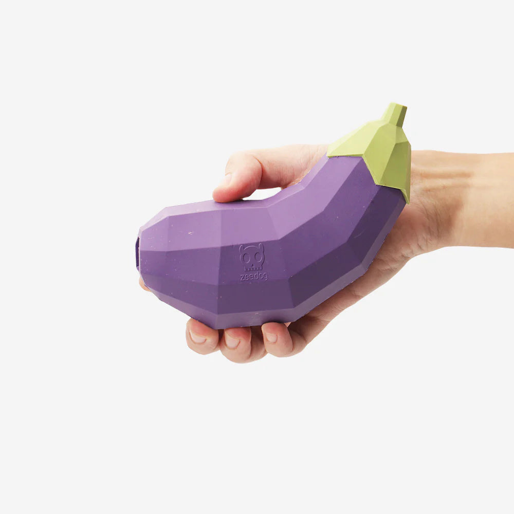 SuperVeggiez Eggplant Treat Dispenser Toy