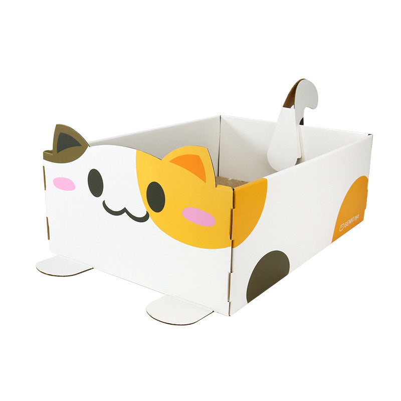 Meow Box Cat Scratcher (3 Designs)