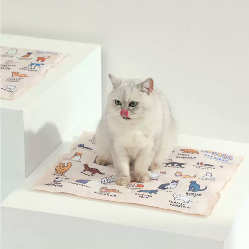 Cat Encyclopedia Cooling Gel Mat
