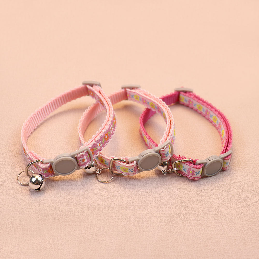 Daisy Chain Cat Collar (12 Colours)