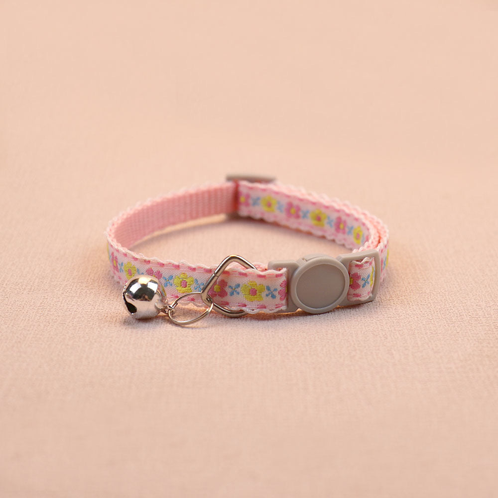 Daisy Chain Cat Collar (12 Colours)