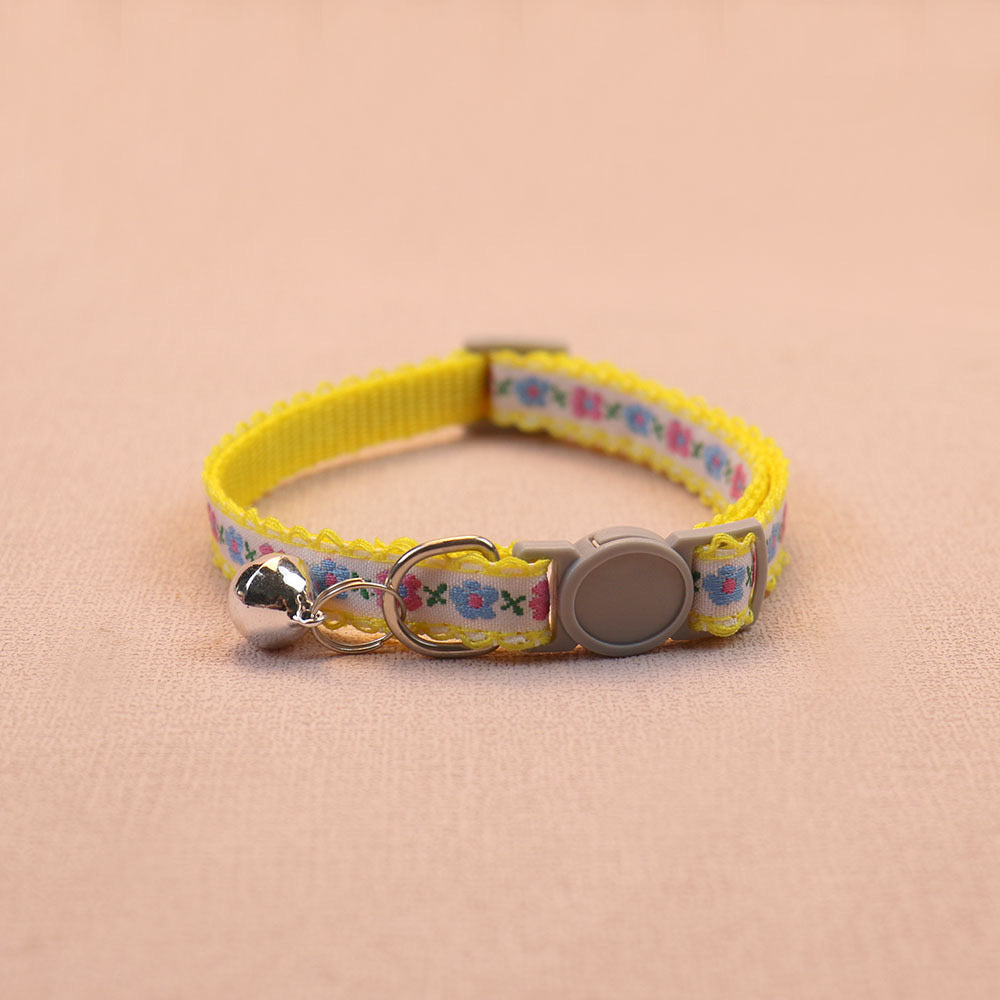 Daisy Chain Cat Collar (12 Colours)