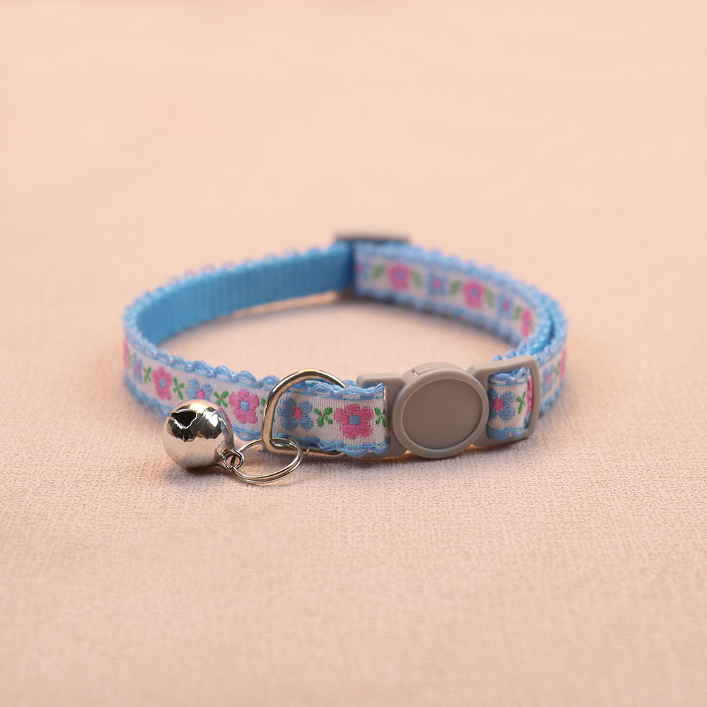 Daisy Chain Cat Collar (12 Colours)