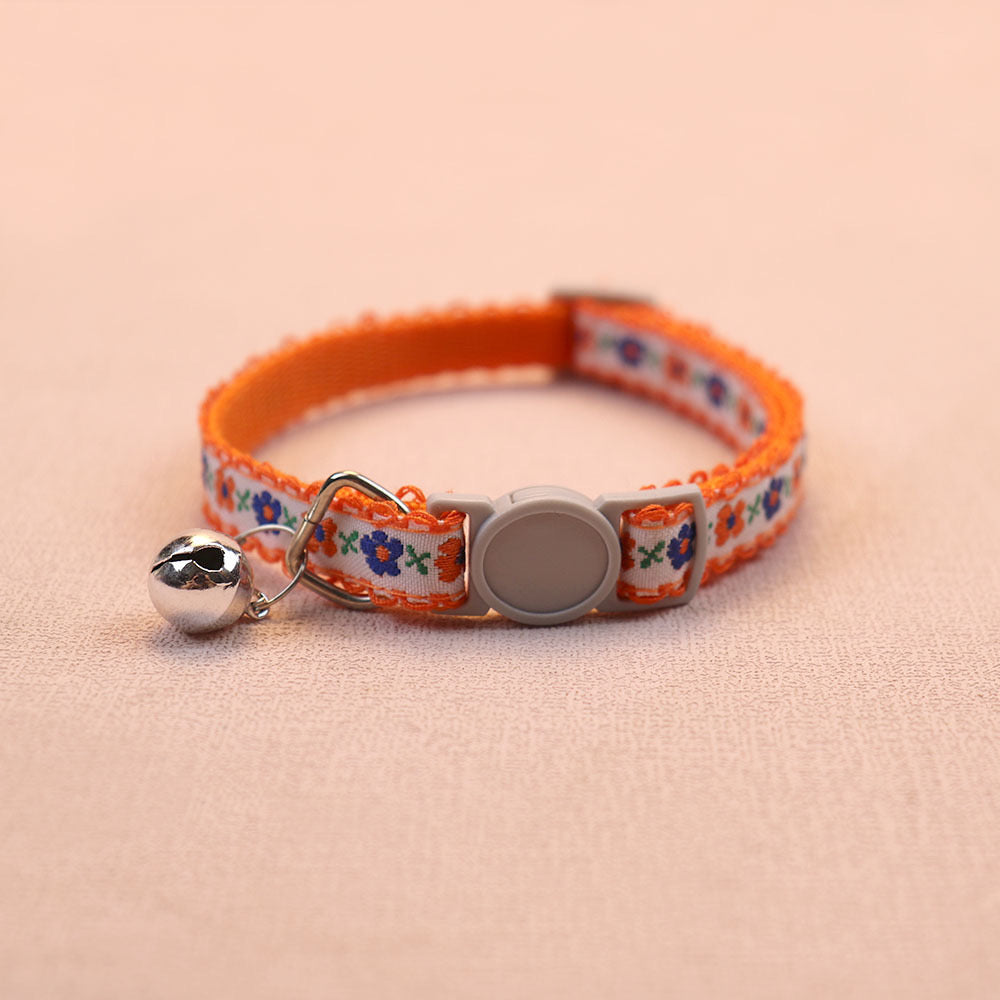 Daisy Chain Cat Collar (12 Colours)