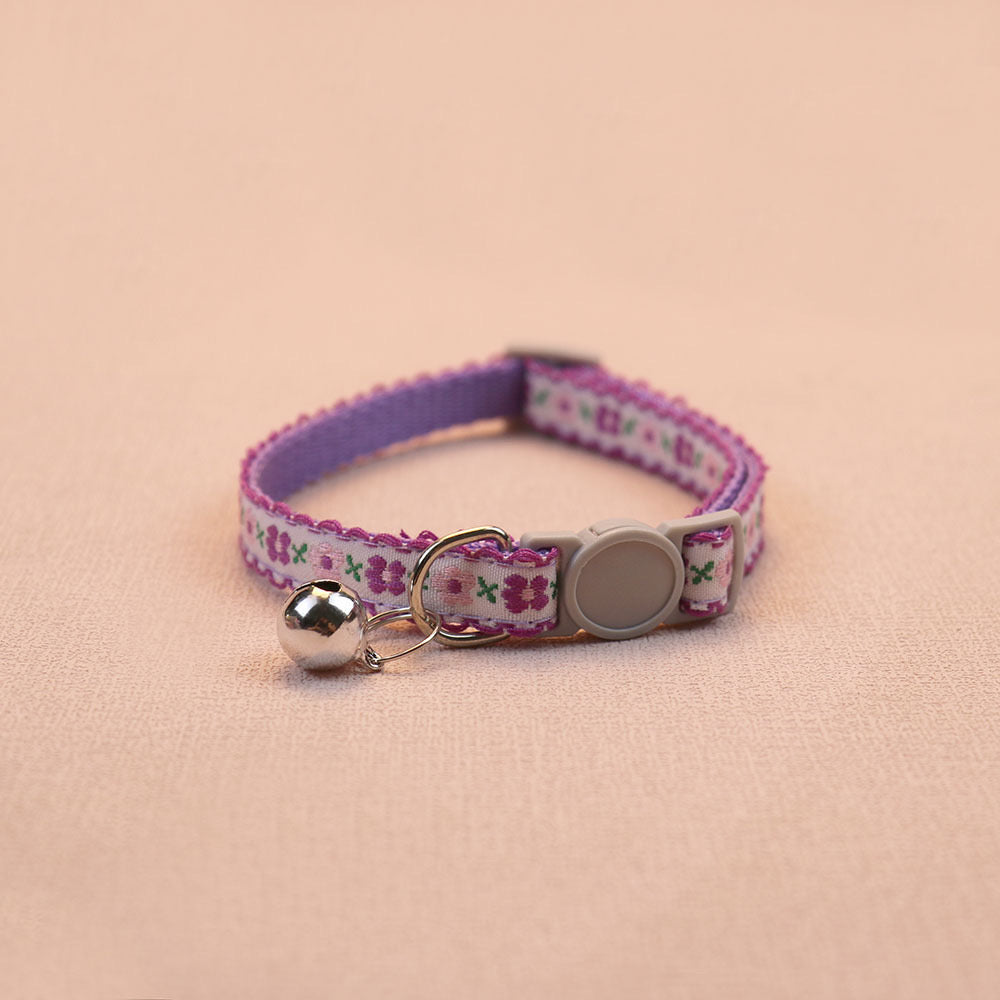 Daisy Chain Cat Collar (12 Colours)