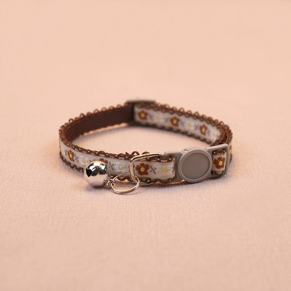 Daisy Chain Cat Collar (12 Colours)