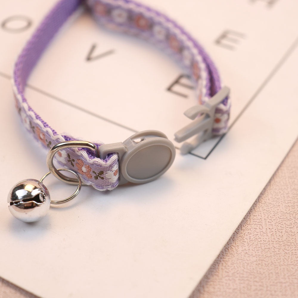 Daisy Chain Cat Collar (12 Colours)