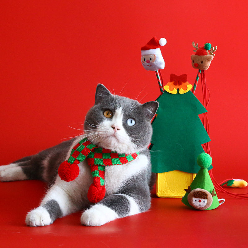 Happy Holidays Cat Gift Set