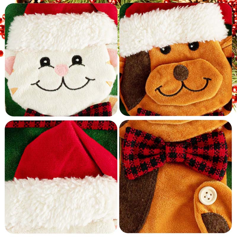 Santa Stocking (Cat and Dog)