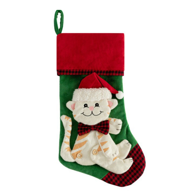 Santa Stocking (Cat and Dog)