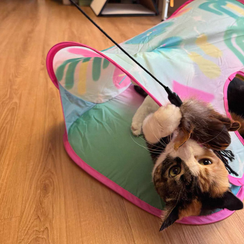CUL - Peek-a-Boo Pop-Up Cat Tent - 12