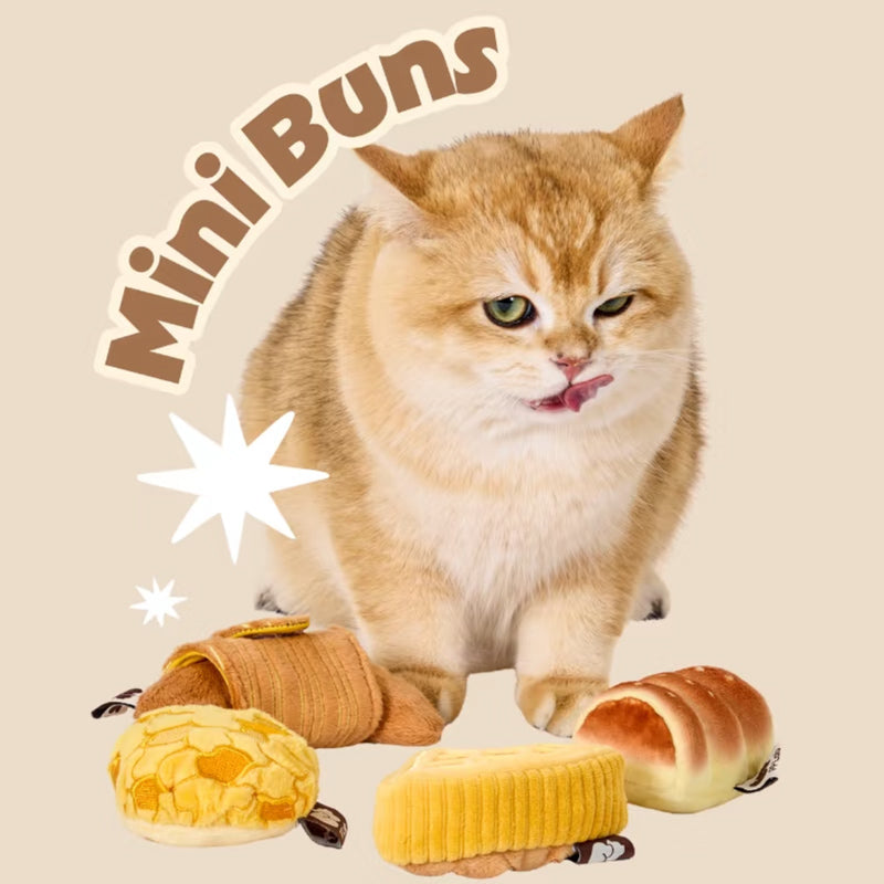 Mini Buns Catnip Plush Toy (4 Designs)
