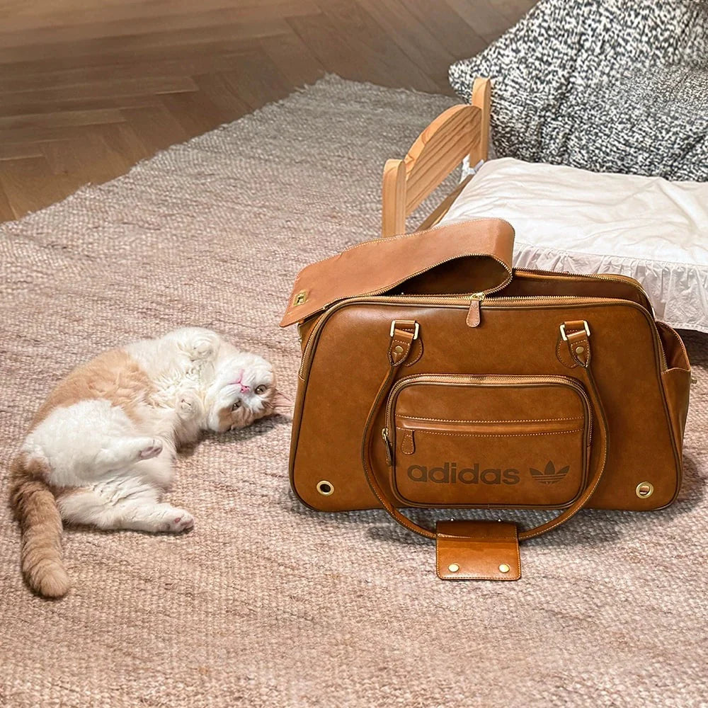 Adidas Originals Pet Carrier in Brown