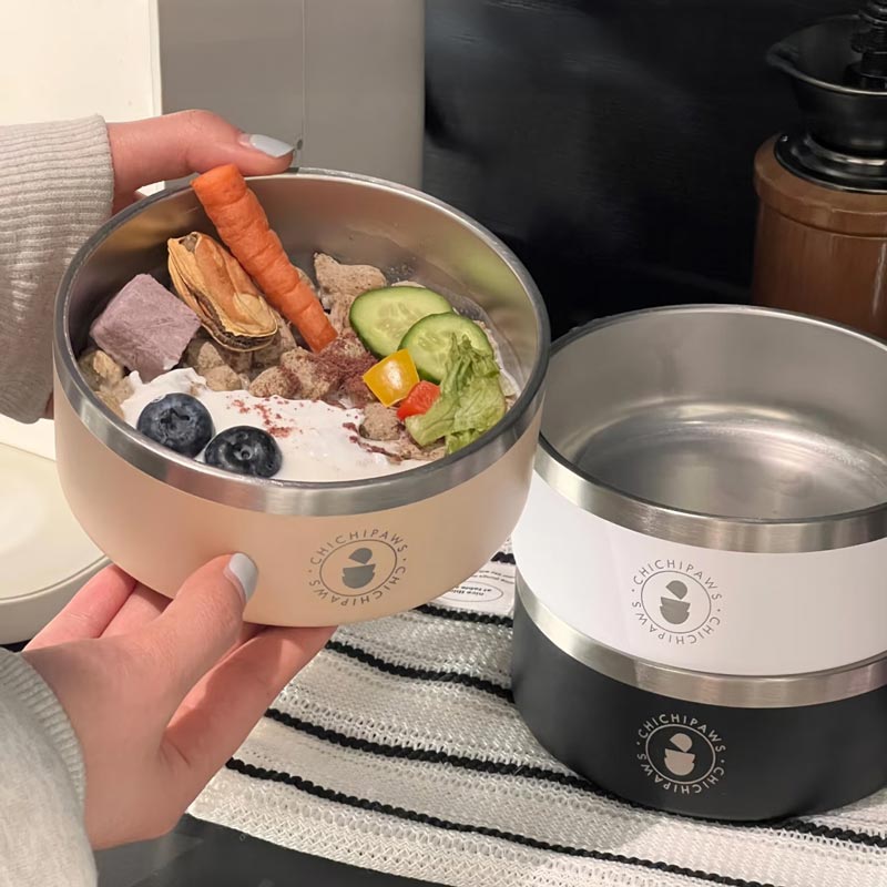 Sip & Snack Stainless Steel Pet Bowl (4 Colours)