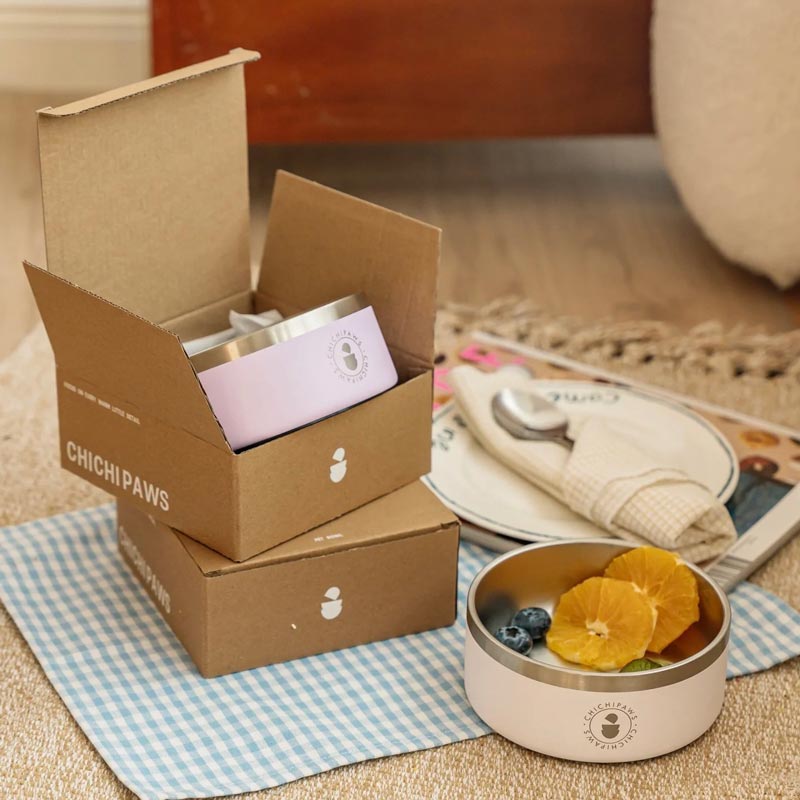 Sip & Snack Stainless Steel Pet Bowl (4 Colours)