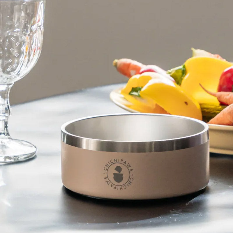 Sip & Snack Stainless Steel Pet Bowl (4 Colours)