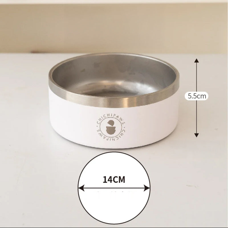 Sip & Snack Stainless Steel Pet Bowl (4 Colours)