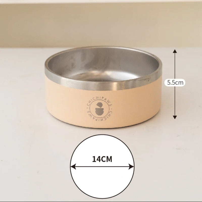 Sip & Snack Stainless Steel Pet Bowl (4 Colours)